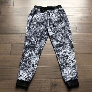 Willow and Clay Tie Dye Black White Gray Joggers